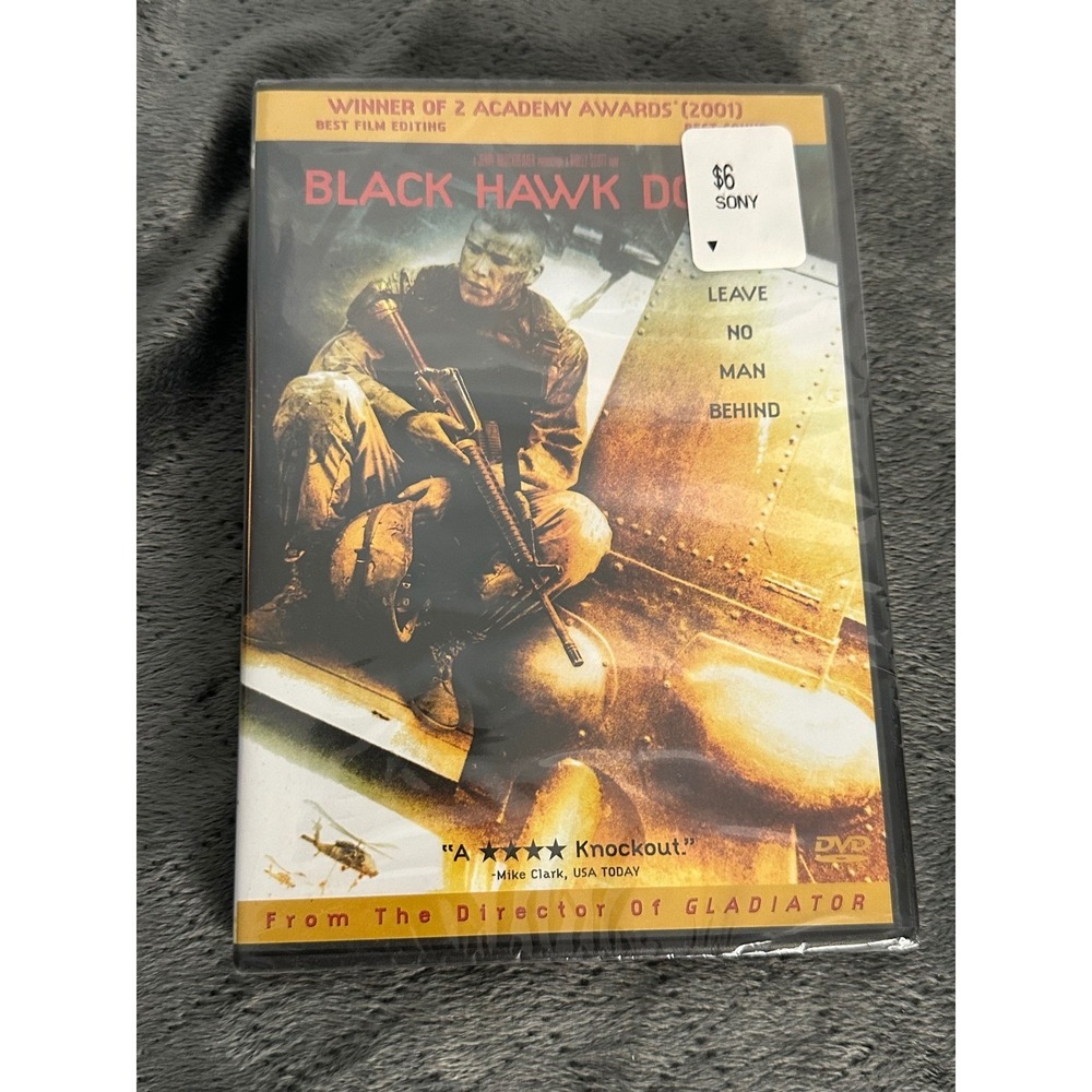 Black Hawk Down (DVD, 2001 )SEALED -Winner 2‎ Academy Awards - Rated R